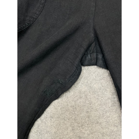 Not Perfect Linen Genova Pants Black Large - Picture 4 of 16